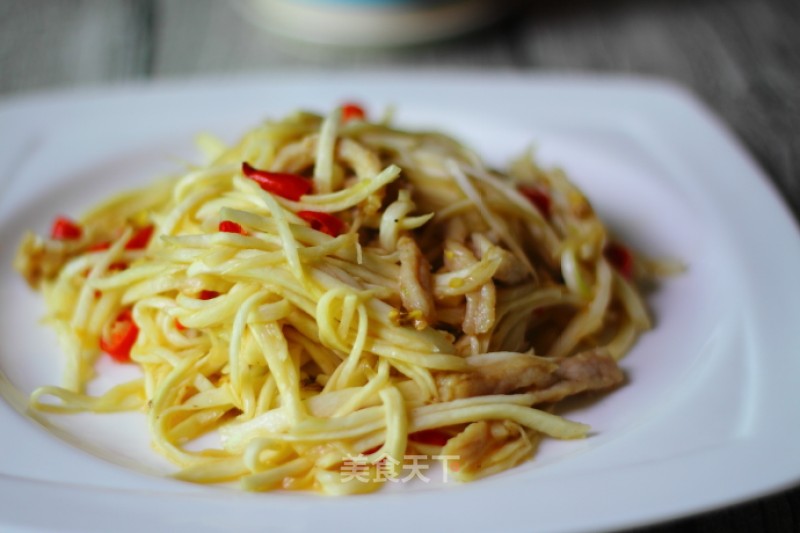 Stir-fried Shredded Pork with Rice White recipe