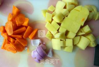 Potato Curry Rice recipe