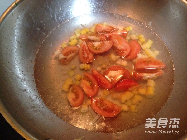 Tomato Noodles with Sliced Pork recipe