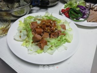 Xiaoman's Eclipse of Lettuce and Garlic Sausage recipe