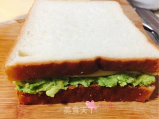 Avocado and Cheese Sandwich recipe