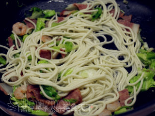 Fried Noodles with Shrimp in The Late Night Canteen recipe