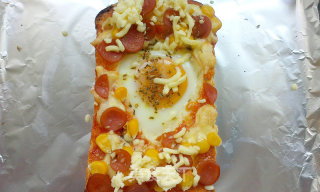 Toast Pizza-a Nutritious Breakfast in One Step recipe