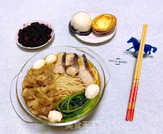Noodles with Fresh Vegetables recipe