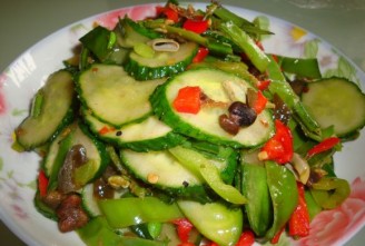 Stir-fried Cucumber Slices recipe