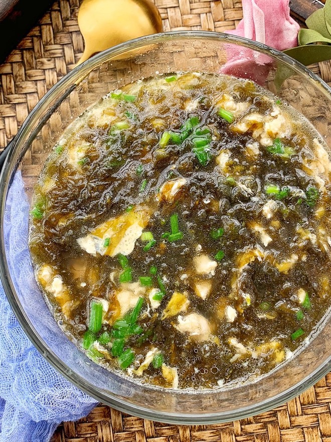 "seaweed Egg Drop Soup" is So Delicious! The Method is So Simple! recipe