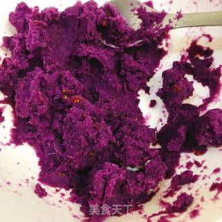 Sweet Osmanthus Purple Potato Mashed recipe