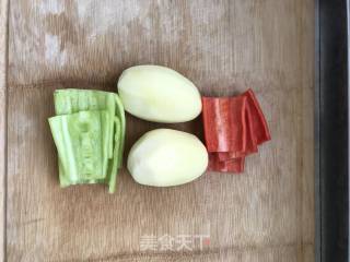 Hot and Sour Potato Shreds recipe