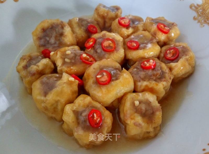 Oiled Tofu with Meat recipe