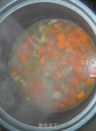 Braised Rice with Cumin Lamb and Carrots recipe