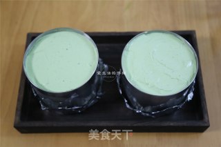Black Rice Matcha Mousse Cake recipe