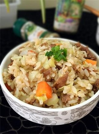 Cumin Beef Fried Rice recipe