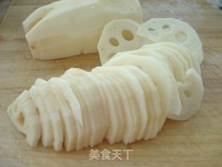 #trust之美#dried Fried Lotus Root Slices recipe