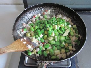 Chicken, Beans, Rice and Bamboo Shoots recipe