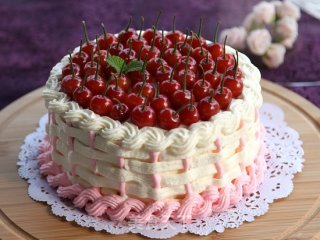 The Most Beautiful Cherry Season-cherry Cream Cake recipe