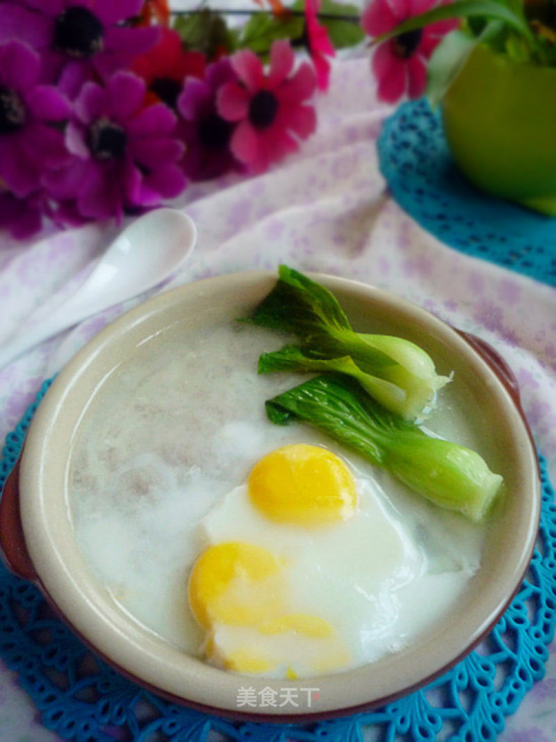 Steamed Meat Cake with Quail Eggs recipe