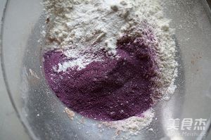 Purple Sweet Potato Rose Cake recipe