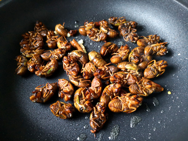 Fried Golden Cicada recipe