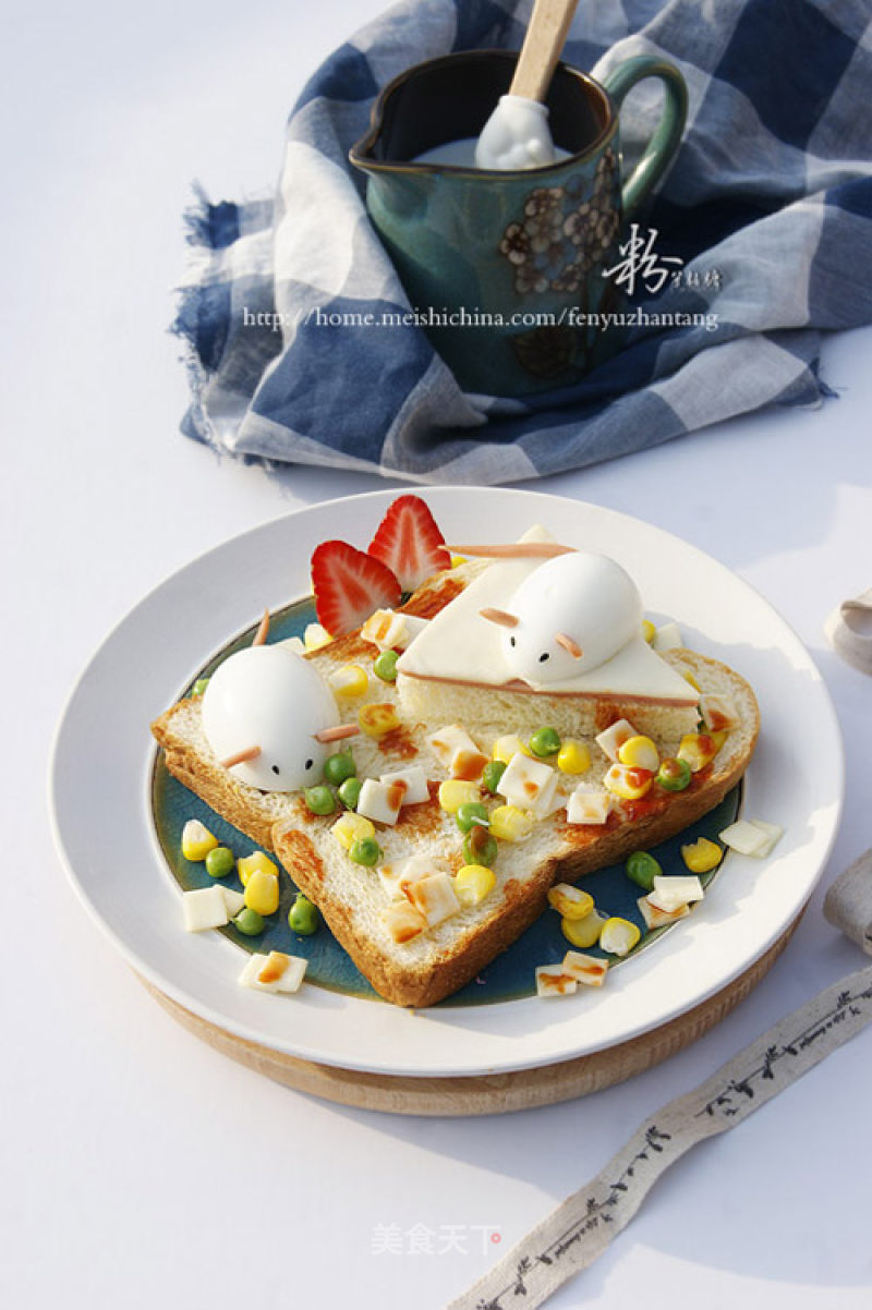 Who Stole The Cheese & Toast Also Sells Cute-mouse Cheese Version of Milk Toast recipe