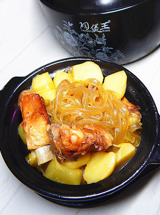 Stewed Ribs with Potato Vermicelli recipe