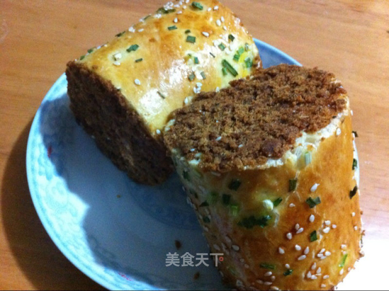 Pork Floss Roll Bread recipe