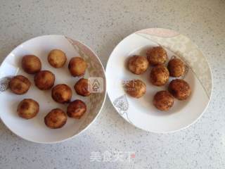 Honey Bean Cheese Sticky Rice Ball recipe