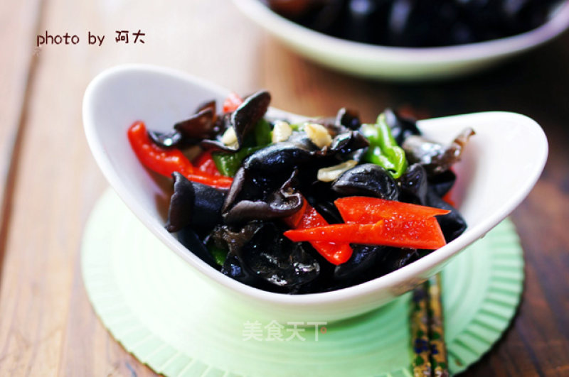 Stir-fried Black Fungus recipe