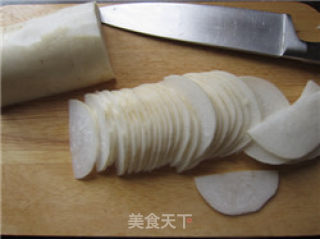 Ebony Radish Slices recipe