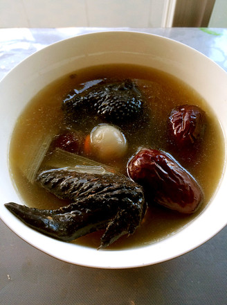 Red Dates and Longan Black Chicken Soup