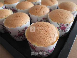 #aca烤明星大赛# Chiffon Cupcakes recipe