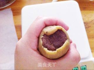 Chestnut Paste and Bean Paste Mooncakes recipe