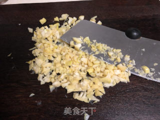 Grass Head Bamboo Shoot Meat Wonton#春野菜# recipe