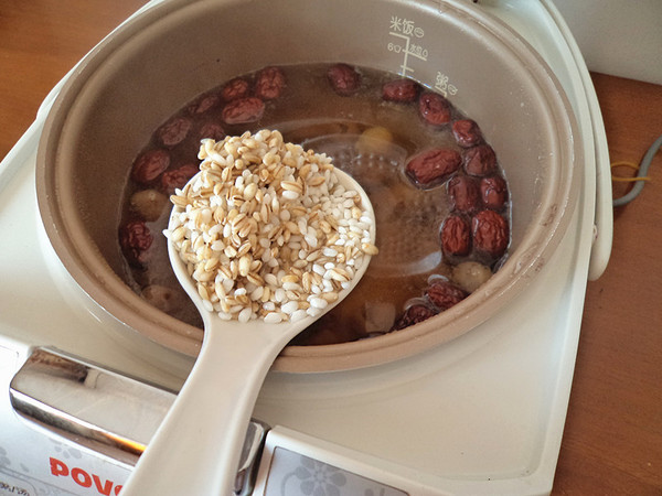 Longan Red Date Barley Porridge recipe