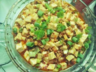 Tofu with Mushroom Minced Meat recipe