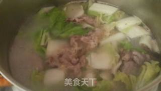 Lamb Slices and Cabbage Soup recipe