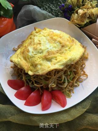 Fried Noodles with Cumin recipe