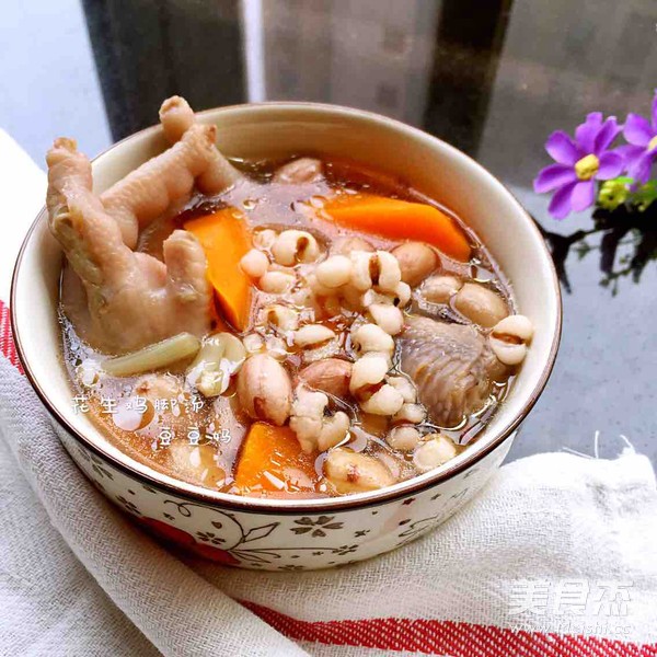 Peanut Chicken Feet Soup recipe