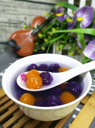 Two-color Taro Balls recipe