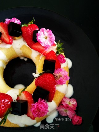 #四session Baking Contest and is Love Eat Festival#cherry Chiffon Cake [6 Inches] recipe