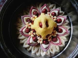 #团圆饭# Twenty-eight Steamed Flowers Blooming with Riches and Honor recipe