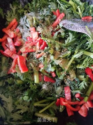 #快手懒人饭#fried Chrysanthemum Chrysanthemum recipe