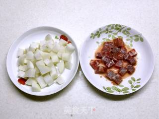 Beef with Curry Radish recipe