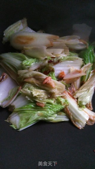 Stir-fried Long Stalk Cabbage recipe