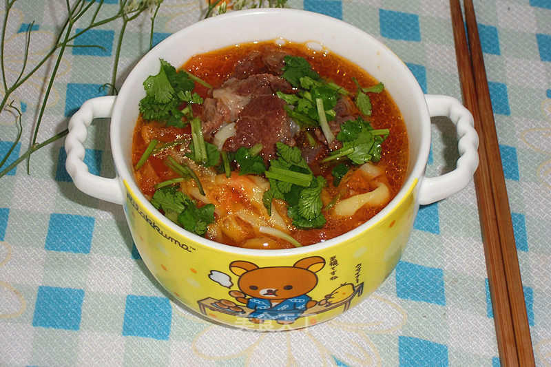 Tomato Beef Noodle recipe