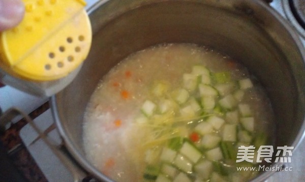 Crab Vermicelli Melon Porridge recipe