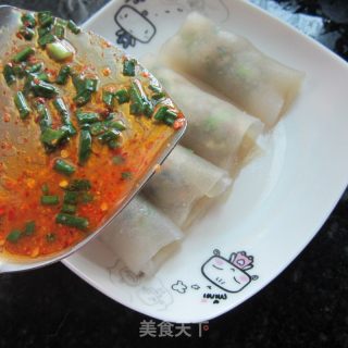 Steamed Pork Noodle Rolls recipe