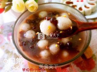 Osmanthus Red Bean Dumplings recipe