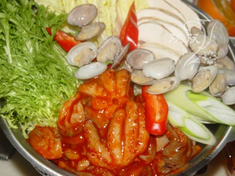 Octopus Seafood Hot Pot recipe