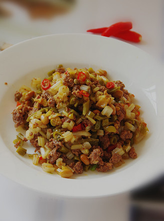 Sour Cowpea Minced Beef recipe