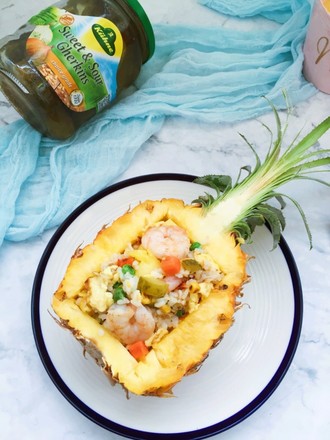 Pickled Cucumber Pineapple Fried Rice recipe